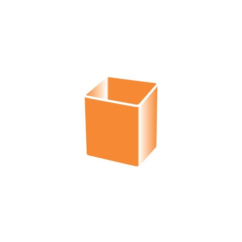KINCROME KIN-SMALL ORANGE TRAY  