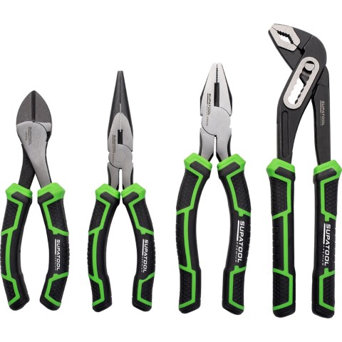 SUPATOOL PREMIUM PLIER SET 4 PCE 