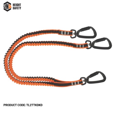 LINQ TOOL LANYARD TWIN TAIL- DBL ACT KARA X 3 