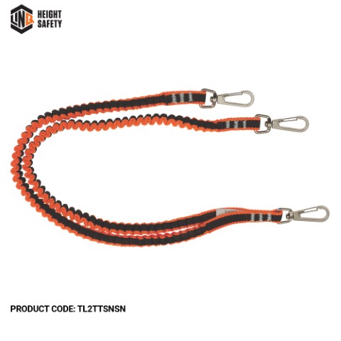 LINQ TOOL LANYARD TWIN TAIL- SNAP KARA X 3 