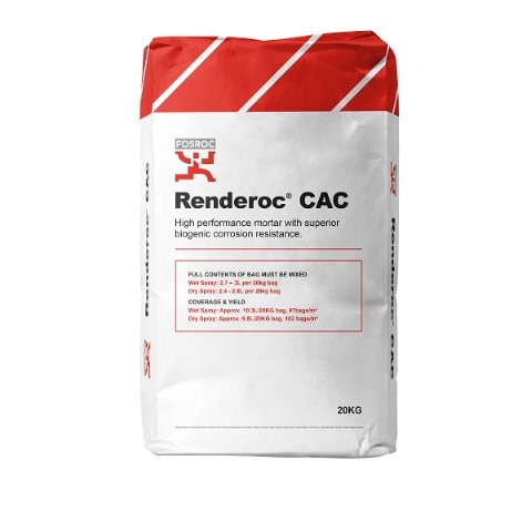 FOSROC RENDEROC CAC DRY SPRAY ( 4MM) 20KG MTO 