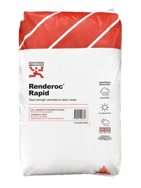 FOSROC RENDEROC RAPID 20KG  